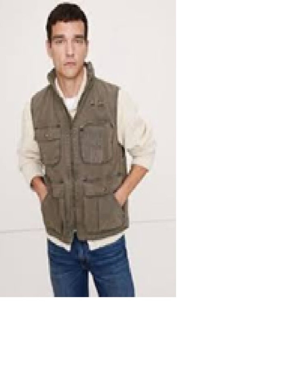 Banana Republic Man's Photojournalist Vest Sz S